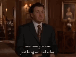 Gilmore Just Hanging Around GIF