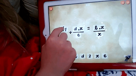 Gimkit Kid Playing On Tablet GIF