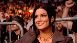 Gina Carano Biting Lip GIF