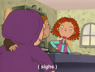 Ginger Foutley Sighs Disappointed GIF