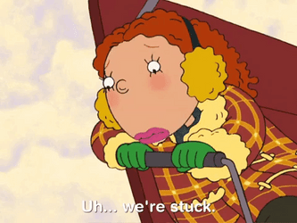Ginger Foutley We're Stuck GIF