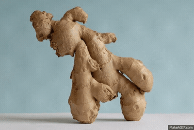 Ginger Root Close Up GIF
