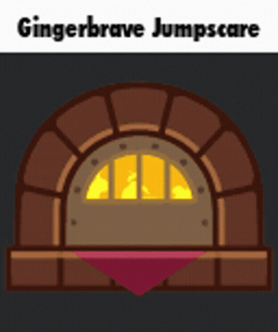 Gingerbread Jump Scare Oven GIF