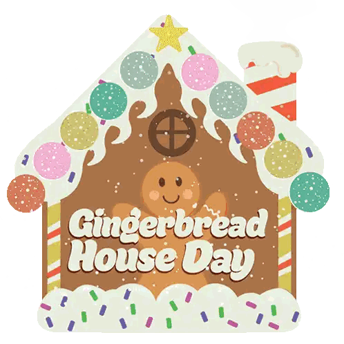 Gingerbread Man For Gingerbread House Day Sticker