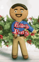 Gingerbread Man Holiday Time