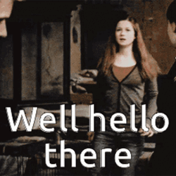 Ginny Weasley Well Hello There GIF