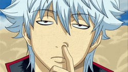 Gintoki Sakata Nose Picking Gintama GIF