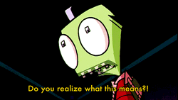Gir Invader Zim Realization GIF