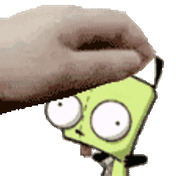 Gir Invader Zim Sticker GIF