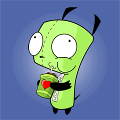 Gir Sipping Cola GIF
