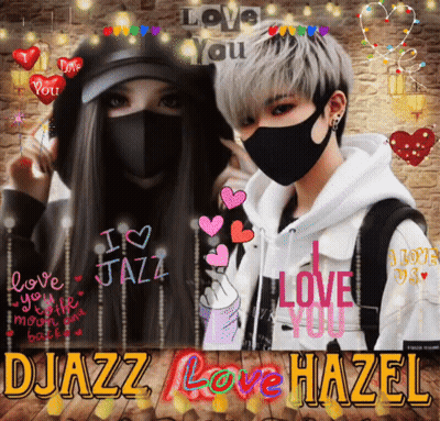 Girl And Boy Wearing Face Masks DJ Jazz Love Hazel GIF