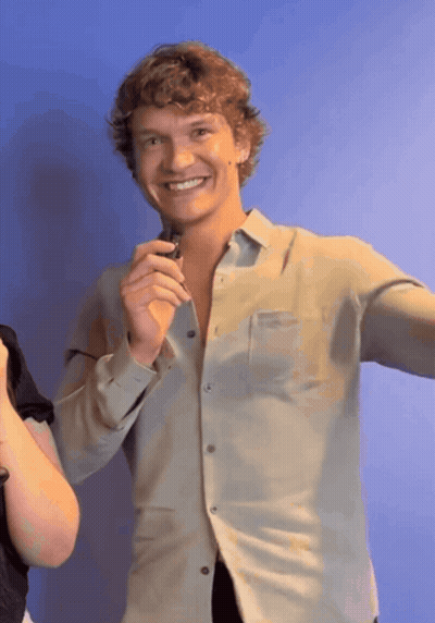 Girl And Boy With Good Morning GIF