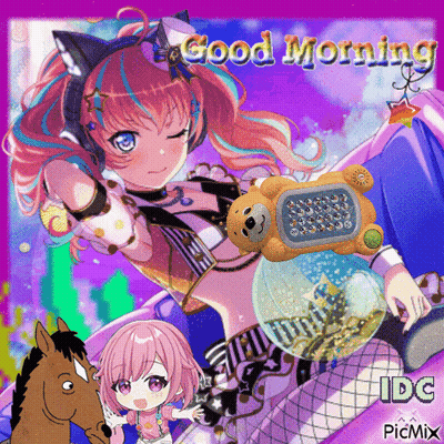 Girl And Horse Good Morning IDC GIF