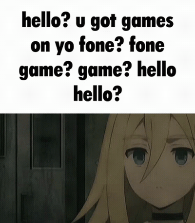 Girl Asking Got Games On Yo Fone GIF