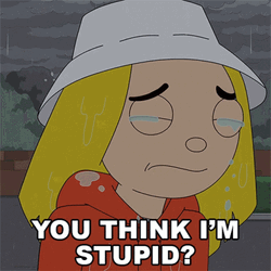 Girl Asking If Im Dumb GIF
