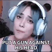 Girl  Asking Put Gun To Head GIF