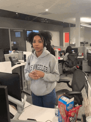 Girl At Call Centre Job GIF