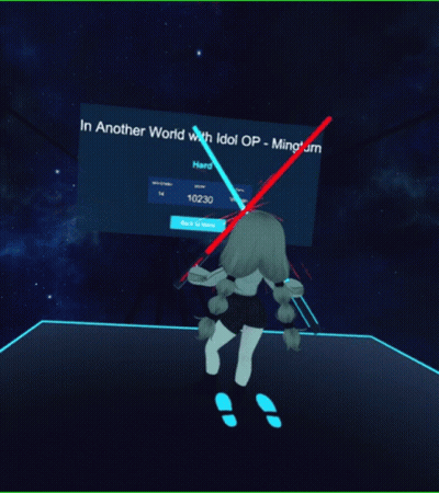 Girl At Screen: In Another World With Idol OP Magturn GIF