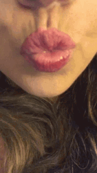 Girl Blow Some Kiss GIF