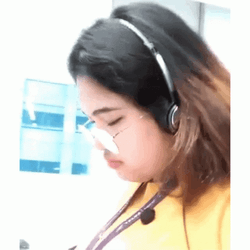Girl Call Center On Duty GIF