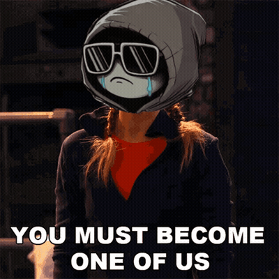 Girl Cartoon Character Say You Must Become One GIF