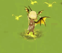 Girl Character Succubus Posing GIF