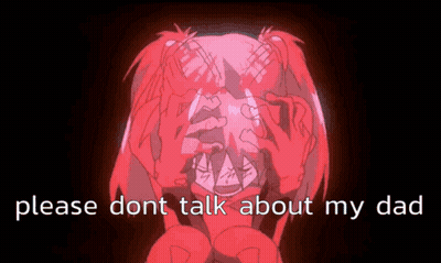 Girl Covering Face Saying Please Dont Talk About My Dad GIF