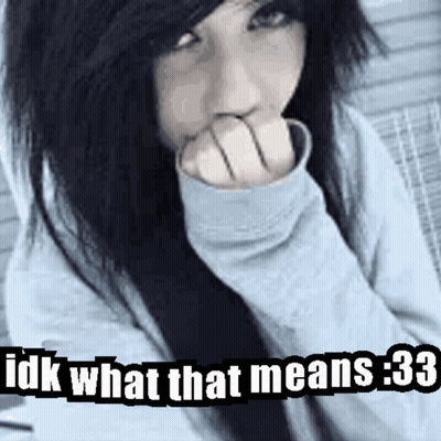 Girl Covering Mouth Saying Idk What That Means GIF