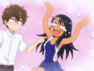 Girl Crying Being Tickled By Boy With Glasses GIF