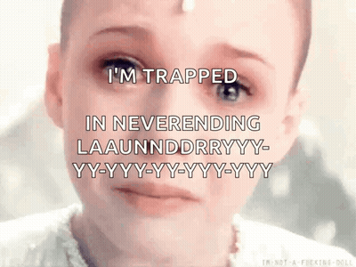 Girl Crying Says I'm Trapped GIF