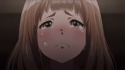Girl Crying Tear From Nose GIF