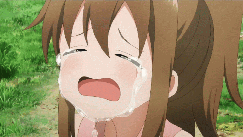 Girl Crying With Tears GIF