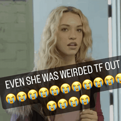 Girl Crying With Tears Out GIF
