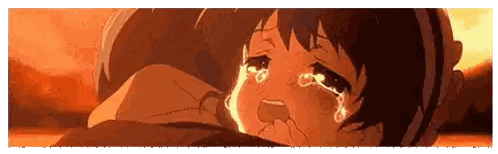Girl Crying With Tears Sticker