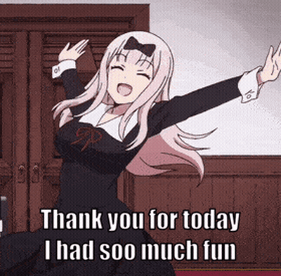 Girl Dancing Black Dress Saying Thank You Today GIF
