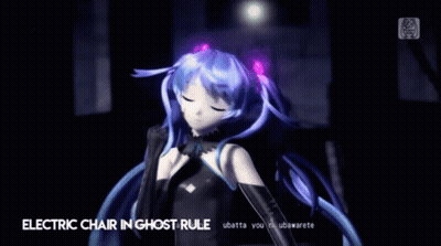 Girl Dancing Electric Chair In Ghost Rule GIF