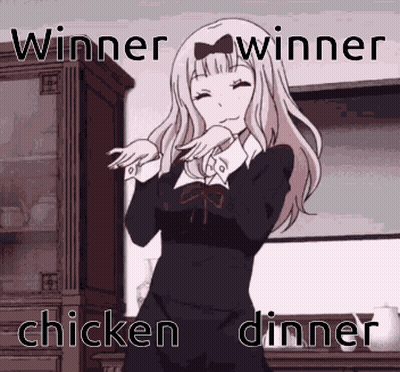Girl Dancing In Kitchen Winner Winner Chicken Dinner GIF
