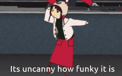 Girl Dancing It's Uncanny How Funky GIF