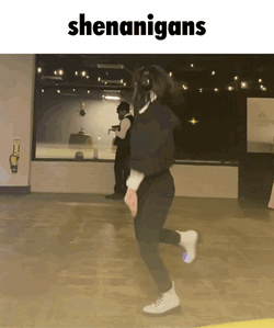 Girl Dancing Shenanigans GIF