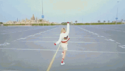 Girl Dancing While Sprint GIF