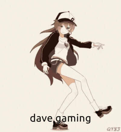 Girl Dancing With Dave Gaming GIF