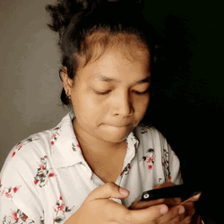 Girl Doing Phone Fast Typing GIF