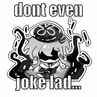 Girl Dont Even Joke Lad Black And White Drawing GIF