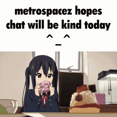 Girl Drinking Cup With Metrospacez Hope GIF