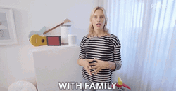 Girl Explaining Nepotism With Family GIF