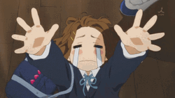 Girl Extending Hands Anime Cry GIF