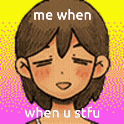 Girl Eyes Closed Me When When U Stfu GIF