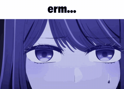 Girl Face Saying Erm GIF