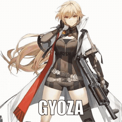 Girl Face With Letter D GIF