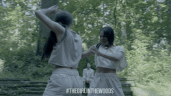 Girl Fierce Fight Girl In The Woods GIF